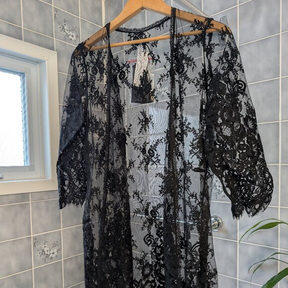 Lise Charmel - Lace Negligee, Black, Small - Brand NEW - Picture 4 of 4